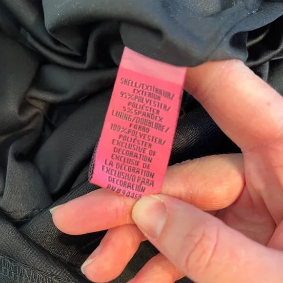 Betsey Johnson Black Sheath Dress Size 4 Faux Tahitian Pearl Fully Lined Crepe - Picture 7 of 10